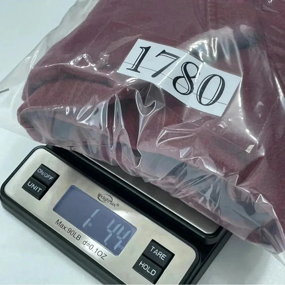 LL Bean Mens Size L Tall long sleeve button up beefy flannel shirt red 1780 - Picture 7 of 7